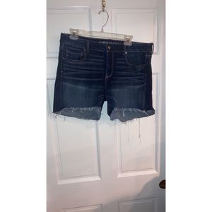 American Eagle Midi Jean Shorts Size 14
